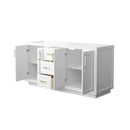 Miranda 66" Double Free Standing Vanity Cabinet Only - Less Vanity Top - image 14