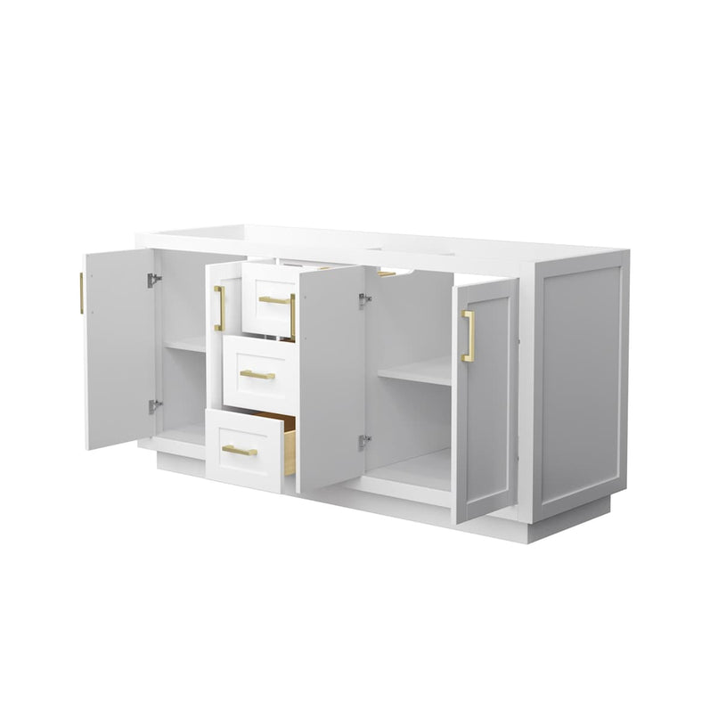 Miranda 66" Double Free Standing Vanity Cabinet Only - Less Vanity Top - image 14