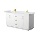 Miranda 66" Free Standing Double Basin Vanity Set with Cabinet and Cultured Marble Vanity Top - image 11