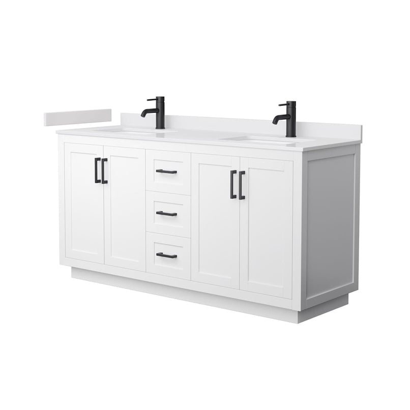 Miranda 66" Free Standing Double Basin Vanity Set with Cabinet and Cultured Marble Vanity Top - image 13