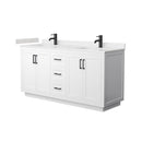 Miranda 66" Free Standing Double Basin Vanity Set with Cabinet and Cultured Marble Vanity Top - image 14
