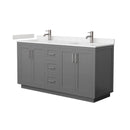 Miranda 66" Free Standing Double Basin Vanity Set with Cabinet and Cultured Marble Vanity Top - image 16