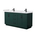 Miranda 66" Free Standing Double Basin Vanity Set with Cabinet and Cultured Marble Vanity Top - image 17