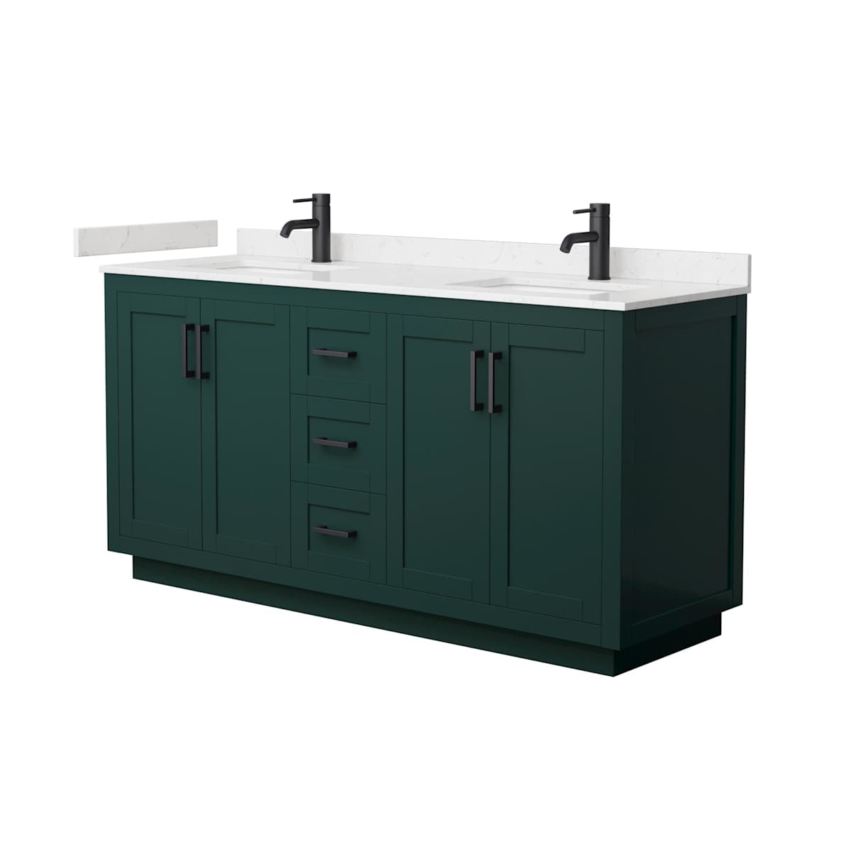 Miranda 66" Free Standing Double Basin Vanity Set with Cabinet and Cultured Marble Vanity Top - image 18