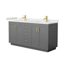 Miranda 66" Free Standing Double Basin Vanity Set with Cabinet and Cultured Marble Vanity Top - image 19