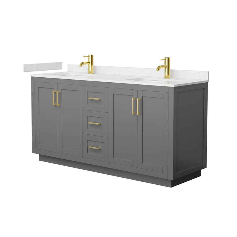 Miranda 66" Free Standing Double Basin Vanity Set with Cabinet and Cultured Marble Vanity Top - image 20
