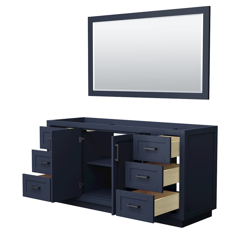 Miranda 66" Single Free Standing Vanity Cabinet - Less Vanity Top - image 2