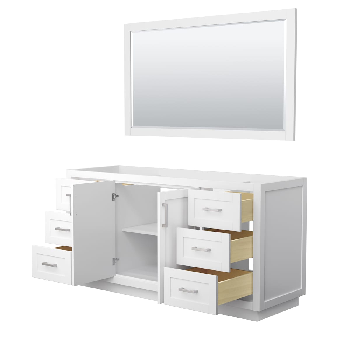 Miranda 66" Single Free Standing Vanity Cabinet - Less Vanity Top - image 6