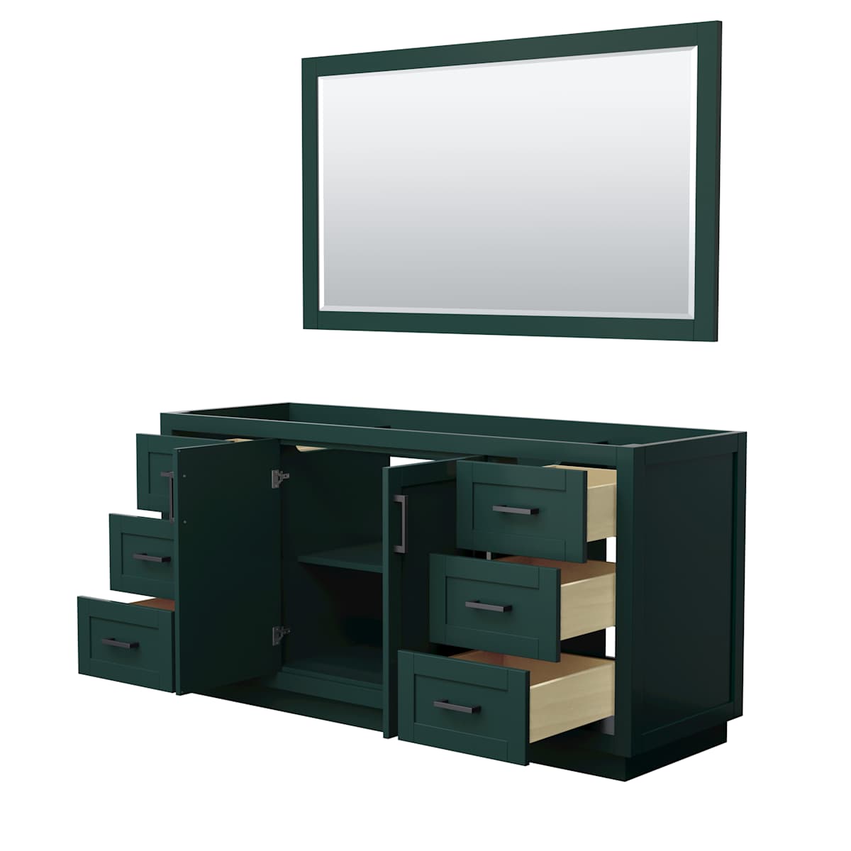 Miranda 66" Single Free Standing Vanity Cabinet - Less Vanity Top