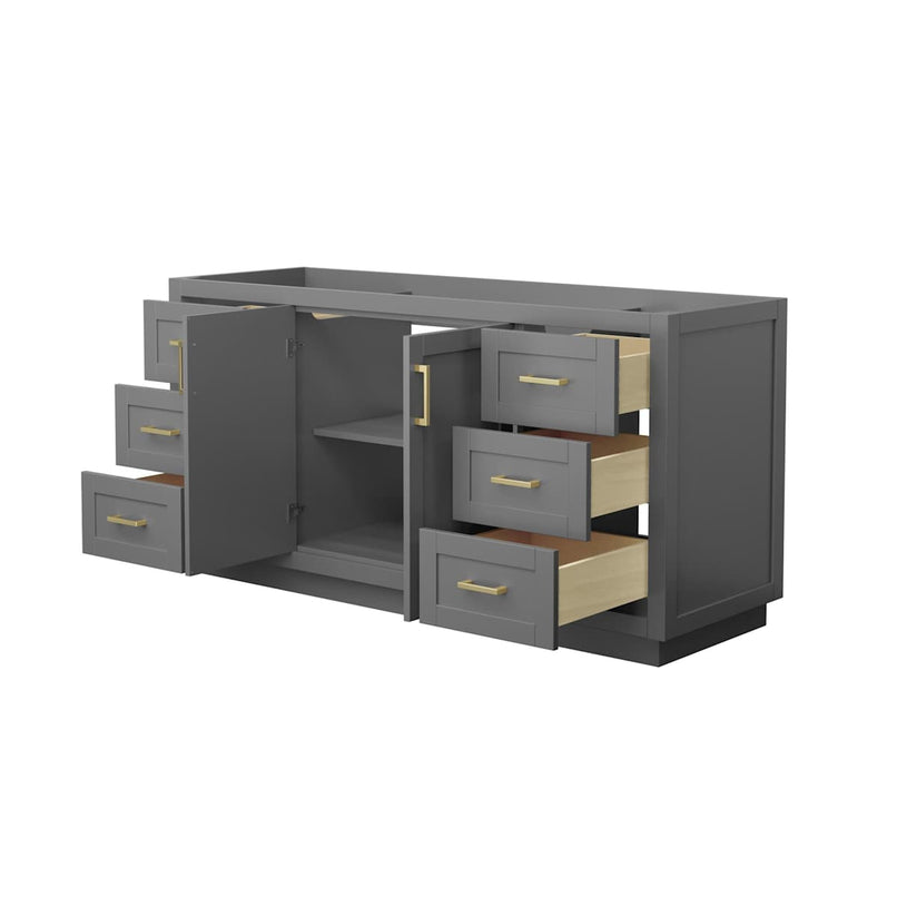 Miranda 66" Single Free Standing Vanity Cabinet Only - Less Vanity Top - image 10