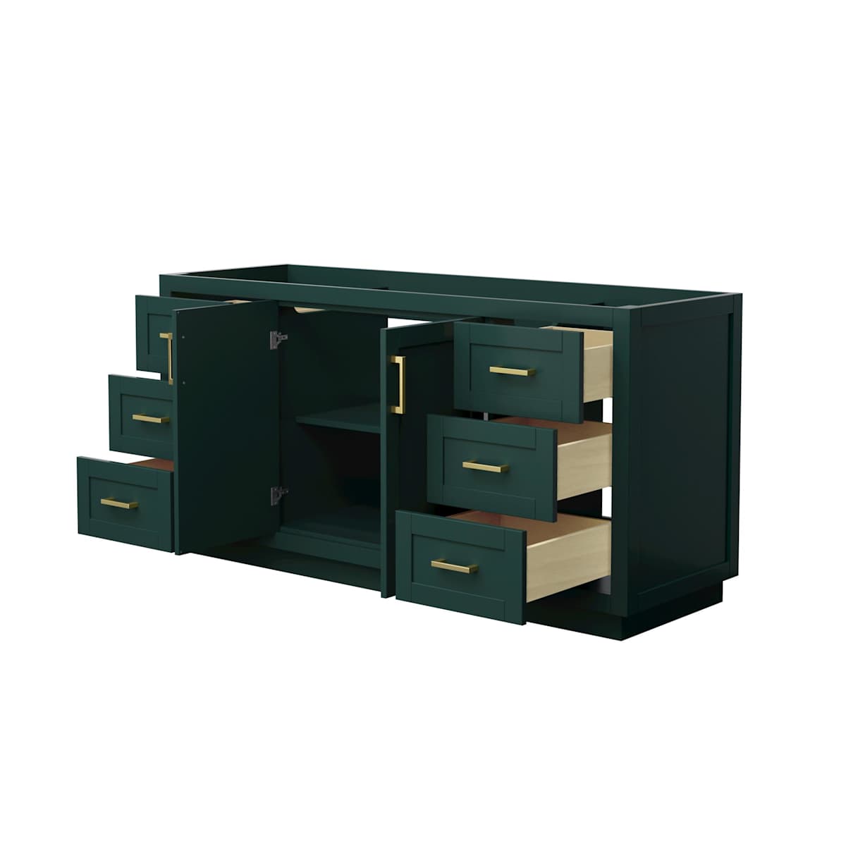 Miranda 66" Single Free Standing Vanity Cabinet Only - Less Vanity Top