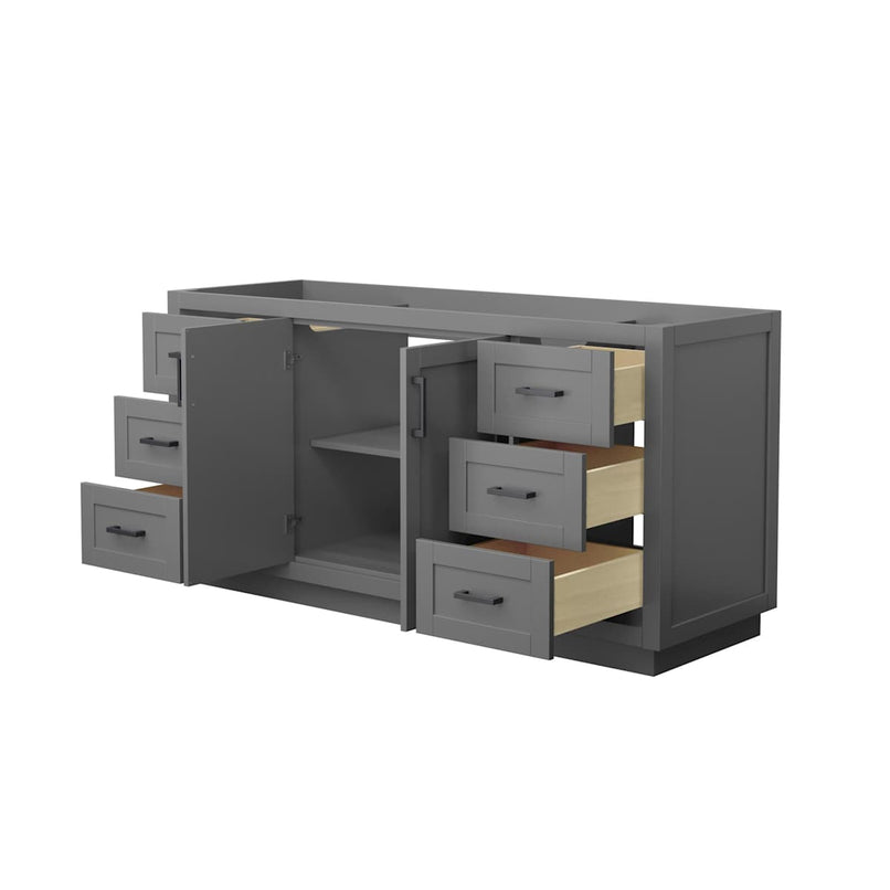 Miranda 66" Single Free Standing Vanity Cabinet Only - Less Vanity Top - image 13