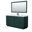 Miranda 66" Free Standing Single Basin Vanity Set with Cabinet, Marble Vanity Top, and Framed Mirror - image 15