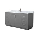 Miranda 66" Free Standing Single Basin Vanity Set with Cabinet and Marble Vanity Top - image 10