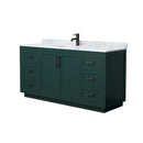 Miranda 66" Free Standing Single Basin Vanity Set with Cabinet and Marble Vanity Top - image 11