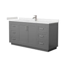 Miranda 66" Free Standing Single Basin Vanity Set with Cabinet and Cultured Marble Vanity Top - image 17