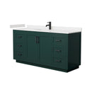 Miranda 66" Free Standing Single Basin Vanity Set with Cabinet and Cultured Marble Vanity Top - image 19