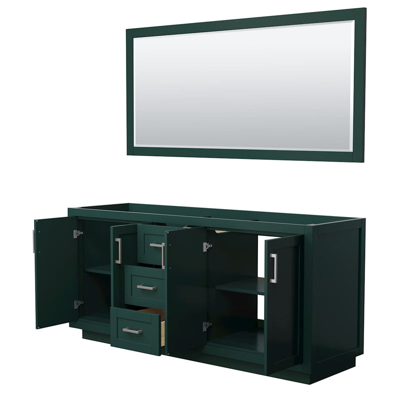 Miranda 71" Double Free Standing Vanity Cabinet - Less Vanity Top - image 18