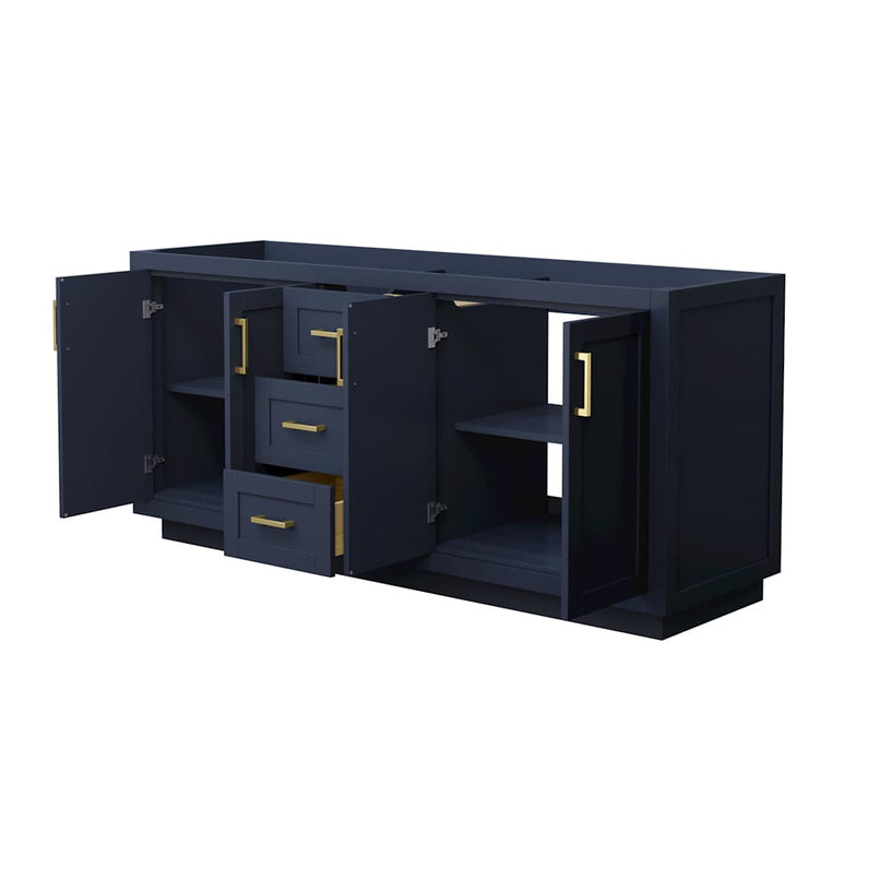 Miranda 71" Double Free Standing Vanity Cabinet Only - Less Vanity Top - image 5