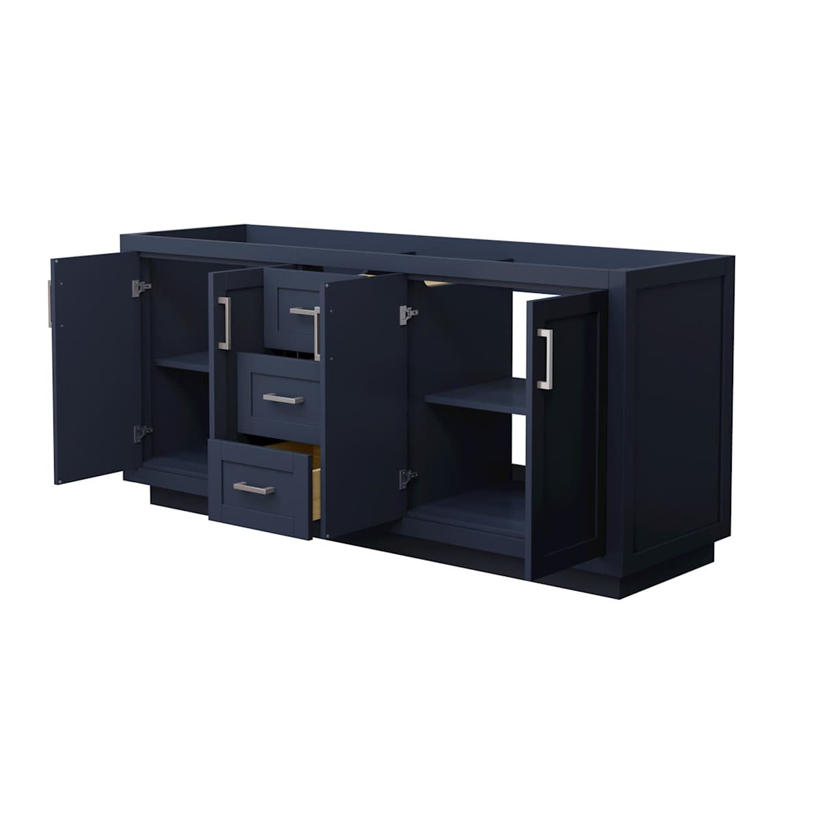 Miranda 71" Double Free Standing Vanity Cabinet Only - Less Vanity Top - image 6
