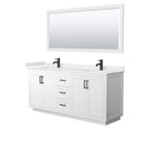 Miranda 72" Free Standing Double Basin Vanity Set with Cabinet, Cultured Marble Vanity Top, and Framed Mirror - image 18