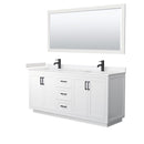 Miranda 72" Free Standing Double Basin Vanity Set with Cabinet, Cultured Marble Vanity Top, and Framed Mirror - image 19