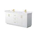Miranda 72" Free Standing Double Basin Vanity Set with Cabinet and Cultured Marble Vanity Top - image 10