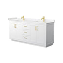Miranda 72" Free Standing Double Basin Vanity Set with Cabinet and Cultured Marble Vanity Top - image 11