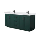 Miranda 72" Free Standing Double Basin Vanity Set with Cabinet and Cultured Marble Vanity Top - image 16