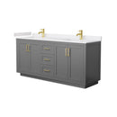 Miranda 72" Free Standing Double Basin Vanity Set with Cabinet and Cultured Marble Vanity Top - image 18
