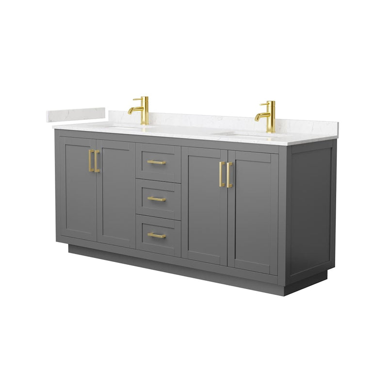 Miranda 72" Free Standing Double Basin Vanity Set with Cabinet and Cultured Marble Vanity Top - image 19