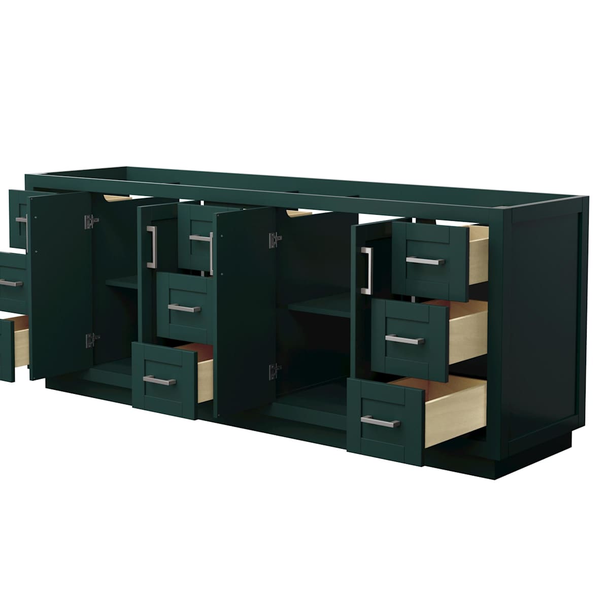 Miranda 84" Double Free Standing Vanity Cabinet Only - Less Vanity Top - image 9