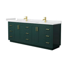 Miranda 84" Free Standing Double Basin Vanity Set with Cabinet and Cultured Marble Vanity Top - image 21