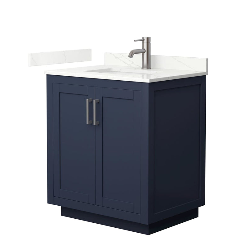 Miranda 30" Free Standing Single Basin Vanity Set with Cabinet and Quartz Vanity Top - image 10