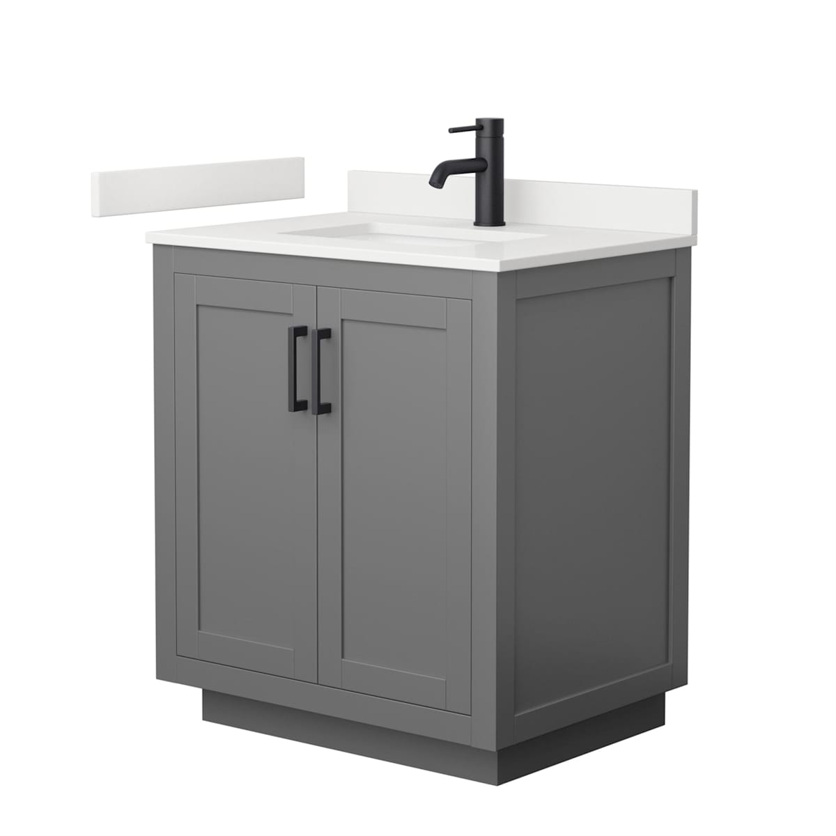 Miranda 30" Free Standing Single Basin Vanity Set with Cabinet and Quartz Vanity Top