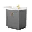 Miranda 30" Free Standing Single Basin Vanity Set with Cabinet and Quartz Vanity Top - image 16