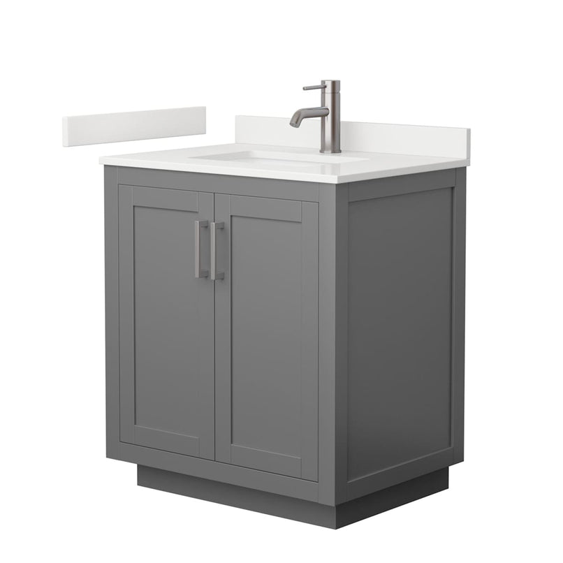 Miranda 30" Free Standing Single Basin Vanity Set with Cabinet and Quartz Vanity Top - image 18