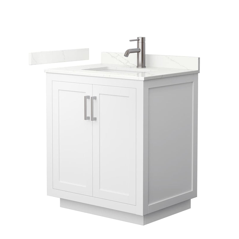 Miranda 30" Free Standing Single Basin Vanity Set with Cabinet and Quartz Vanity Top - image 20