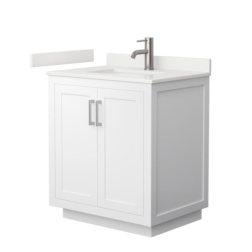 Miranda 30" Free Standing Single Basin Vanity Set with Cabinet and Quartz Vanity Top - image 21