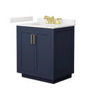 Miranda 30" Free Standing Single Basin Vanity Set with Cabinet and Quartz Vanity Top - image 9