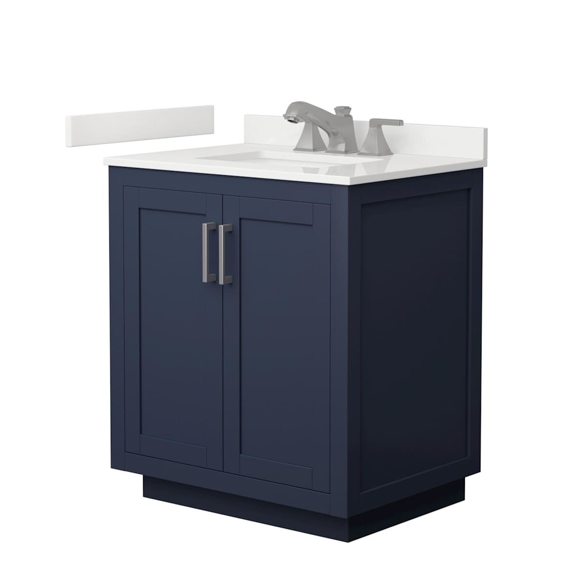 Miranda 30" Free Standing Single Basin Vanity Set with Cabinet and Quartz Vanity Top