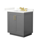Miranda 30" Free Standing Single Basin Vanity Set with Cabinet and Quartz Vanity Top - image 16