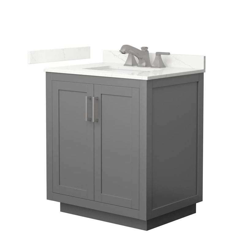 Miranda 30" Free Standing Single Basin Vanity Set with Cabinet and Quartz Vanity Top - image 18