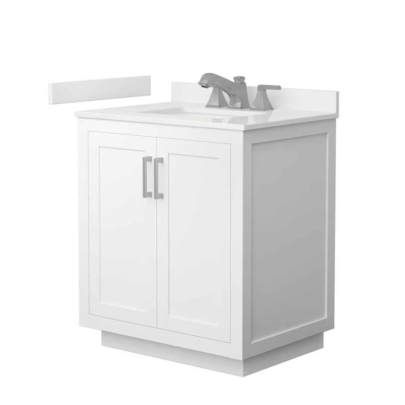 Miranda 30" Free Standing Single Basin Vanity Set with Cabinet and Quartz Vanity Top - image 21