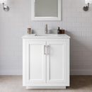 Miranda 30" Free Standing Single Basin Vanity Set with Cabinet and Cultured Marble Vanity Top - image 1