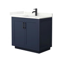 Miranda 36" Free Standing Single Basin Vanity Set with Cabinet and Quartz Vanity Top - image 2