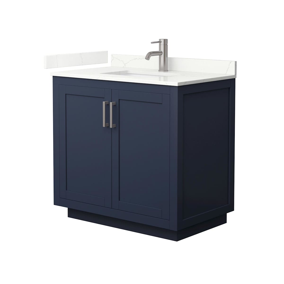 Miranda 36" Free Standing Single Basin Vanity Set with Cabinet and Quartz Vanity Top - image 10