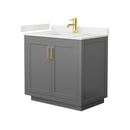 Miranda 36" Free Standing Single Basin Vanity Set with Cabinet and Quartz Vanity Top - image 15
