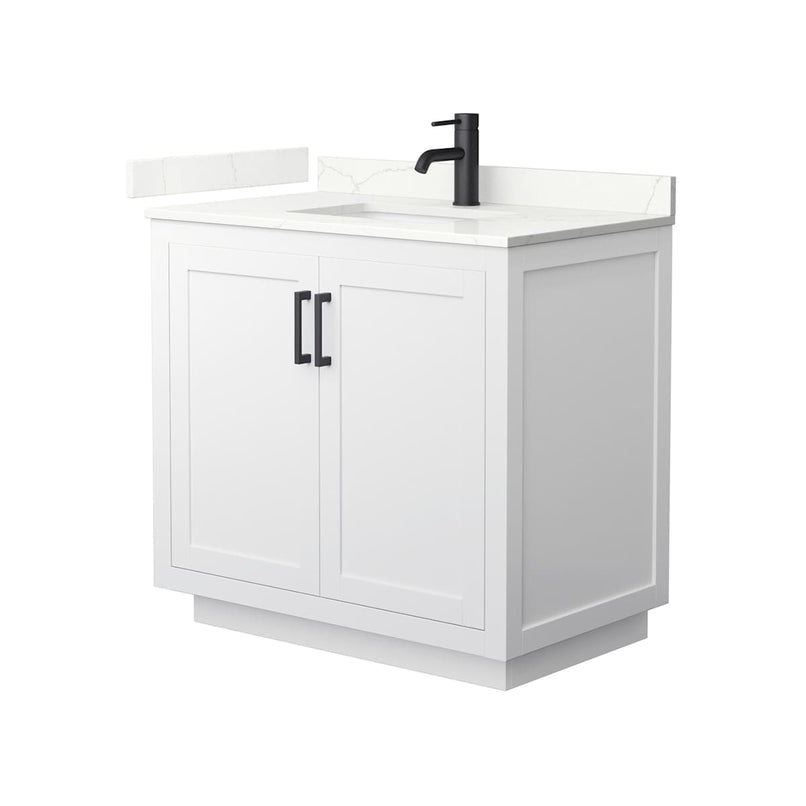 Miranda 36" Free Standing Single Basin Vanity Set with Cabinet and Quartz Vanity Top - image 18