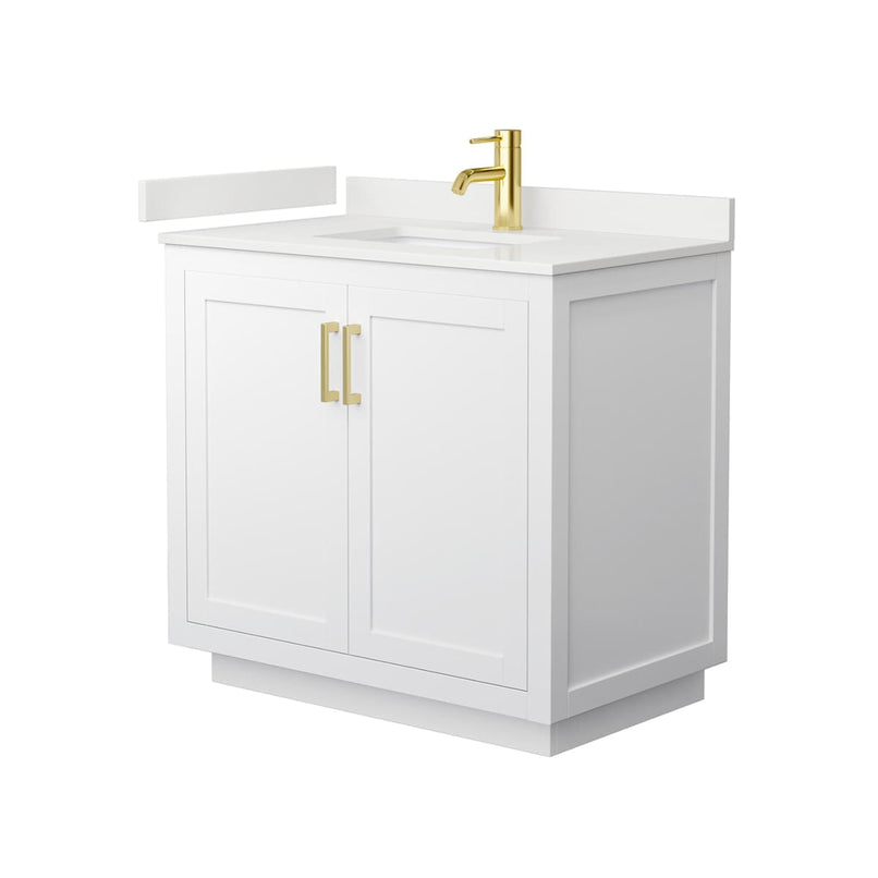 Miranda 36" Free Standing Single Basin Vanity Set with Cabinet and Quartz Vanity Top - image 20